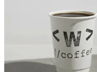 Waterloo Coffee Americano in a branded cup
