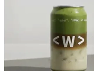 Waterloo Coffee dirty matcha in a layered branded can