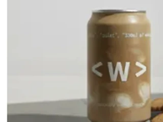 Waterloo Coffee Biscoff Latte in a branded can