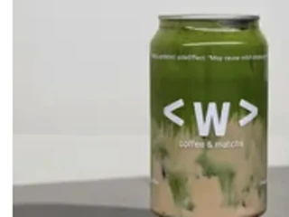 Waterloo Coffee iced chai matcha in a branded can