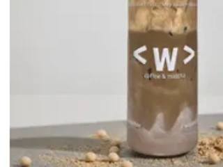 Waterloo Coffee whipped kinako houjicha in a branded can