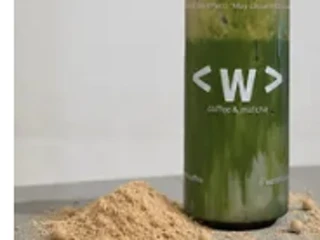 Waterloo Coffee whipped kinako matcha in a branded can