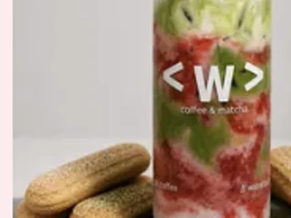 Waterloo Coffee whipped strawberry Matchamisu in a branded can